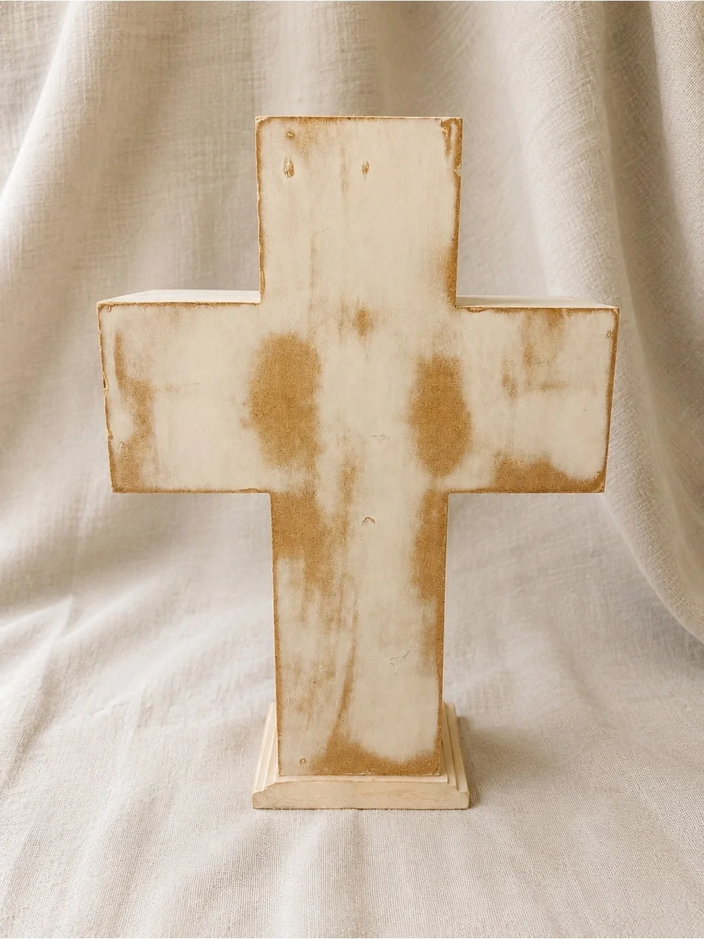 Cross Shaped Tea Bag Organizer • Wood & Ceramic Drawers | Jewelry Organizer